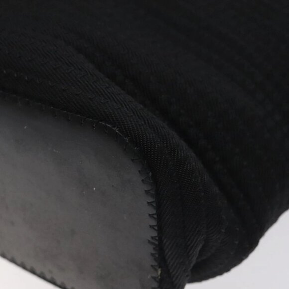 GUCCI Bamboo Hand Bag Nylon Black Silver 000 2058 0540 5 Auth ep9267 - Picture 11 of 15